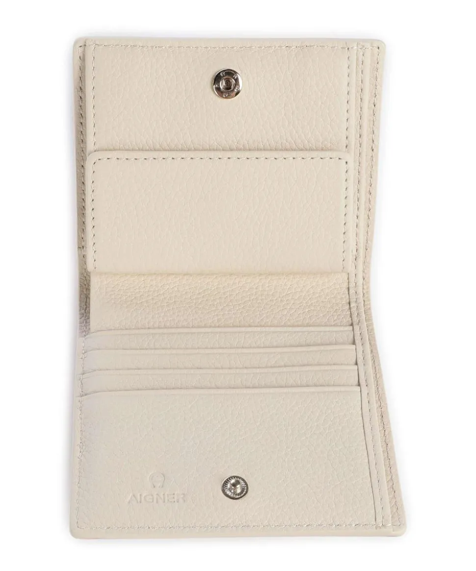 Zita Geldbörse genarbtes Rindsleder creme