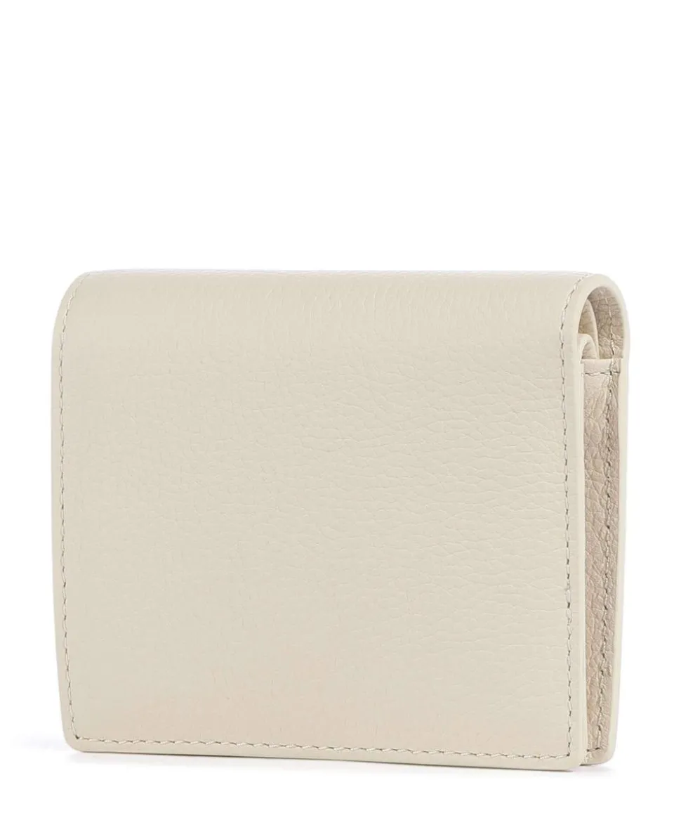 Zita Geldbörse genarbtes Rindsleder creme