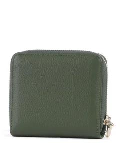 Zita Geldbörse genarbtes Rindsleder dunkelgrün