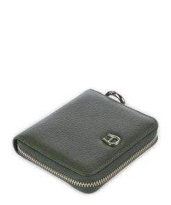 Zita Geldbörse genarbtes Rindsleder dunkelgrün