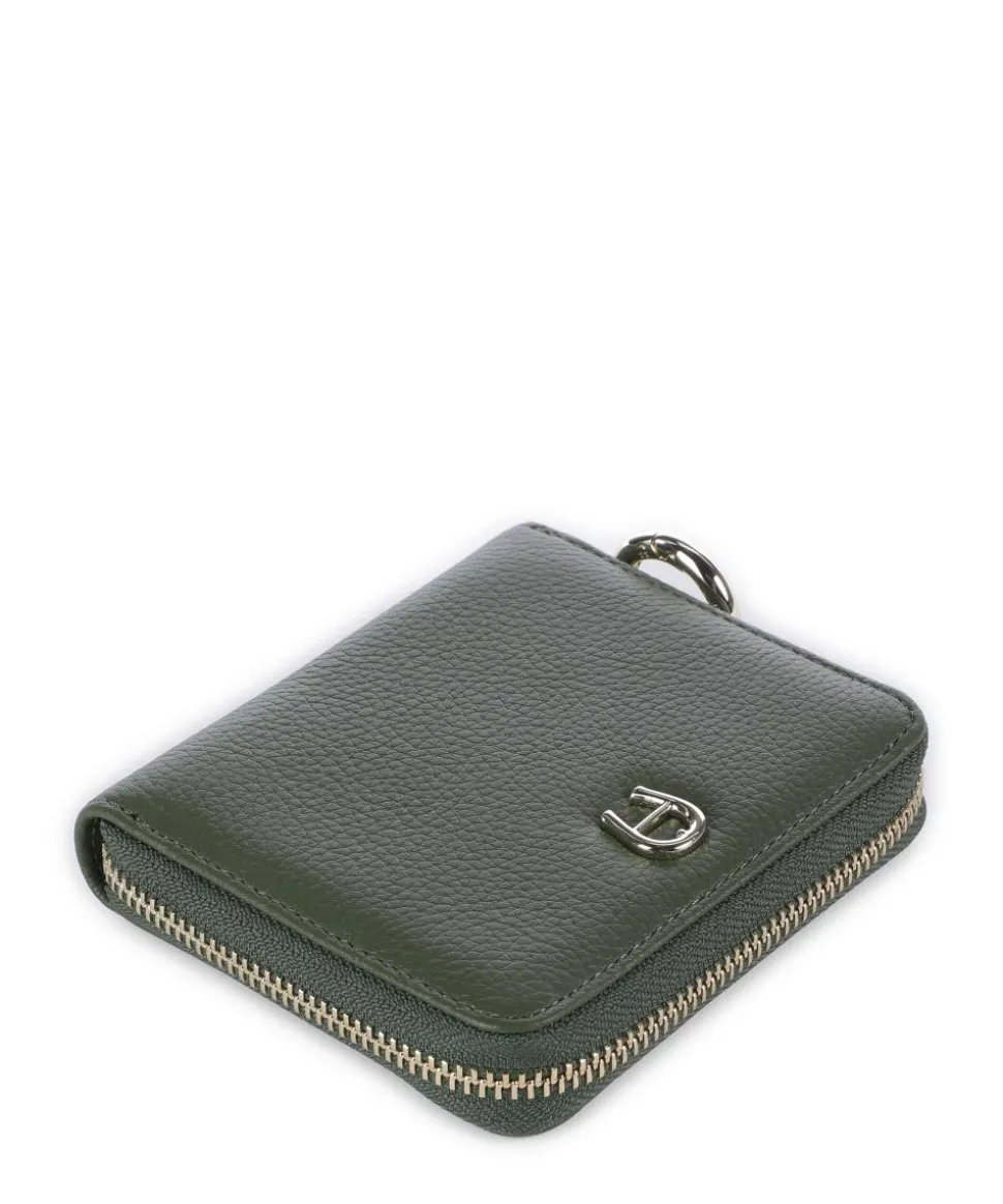 Zita Geldbörse genarbtes Rindsleder dunkelgrün