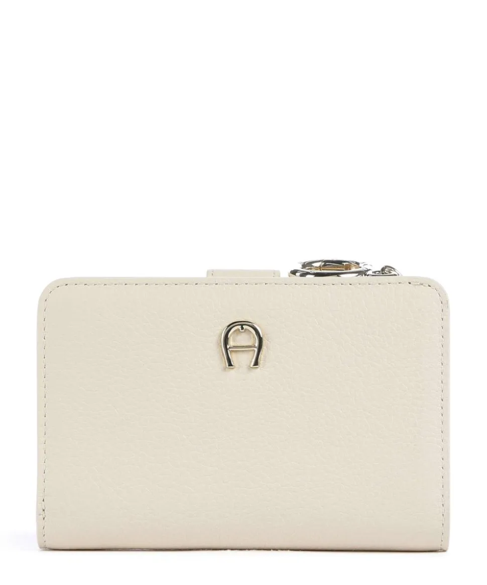 Zita Geldbörse genarbtes Rindsleder elfenbein