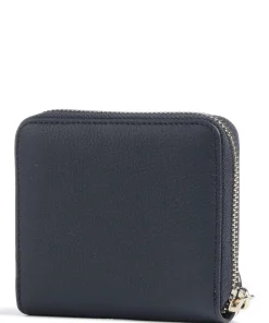 Zita Geldbörse genarbtes Rindsleder dunkelblau