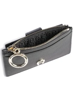 Zita Kreditkartenetui genarbtes Rindsleder schwarz