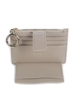 Zita Kreditkartenetui genarbtes Rindsleder beige