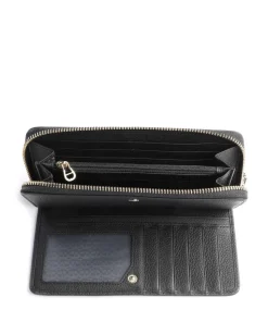 Zita RFID Geldbörse recyceltes Leder schwarz