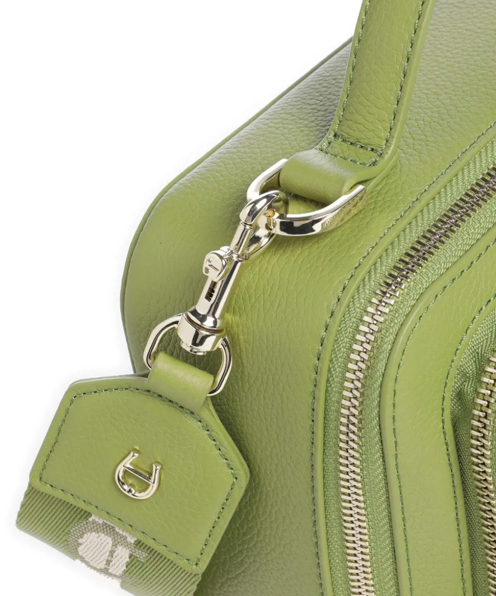 Zita S Umhängetasche genarbtes Rindsleder grün