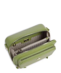 Zita S Umhängetasche genarbtes Rindsleder grün