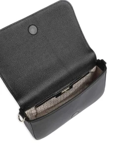 Zita S Umhängetasche genarbtes Rindsleder schwarz