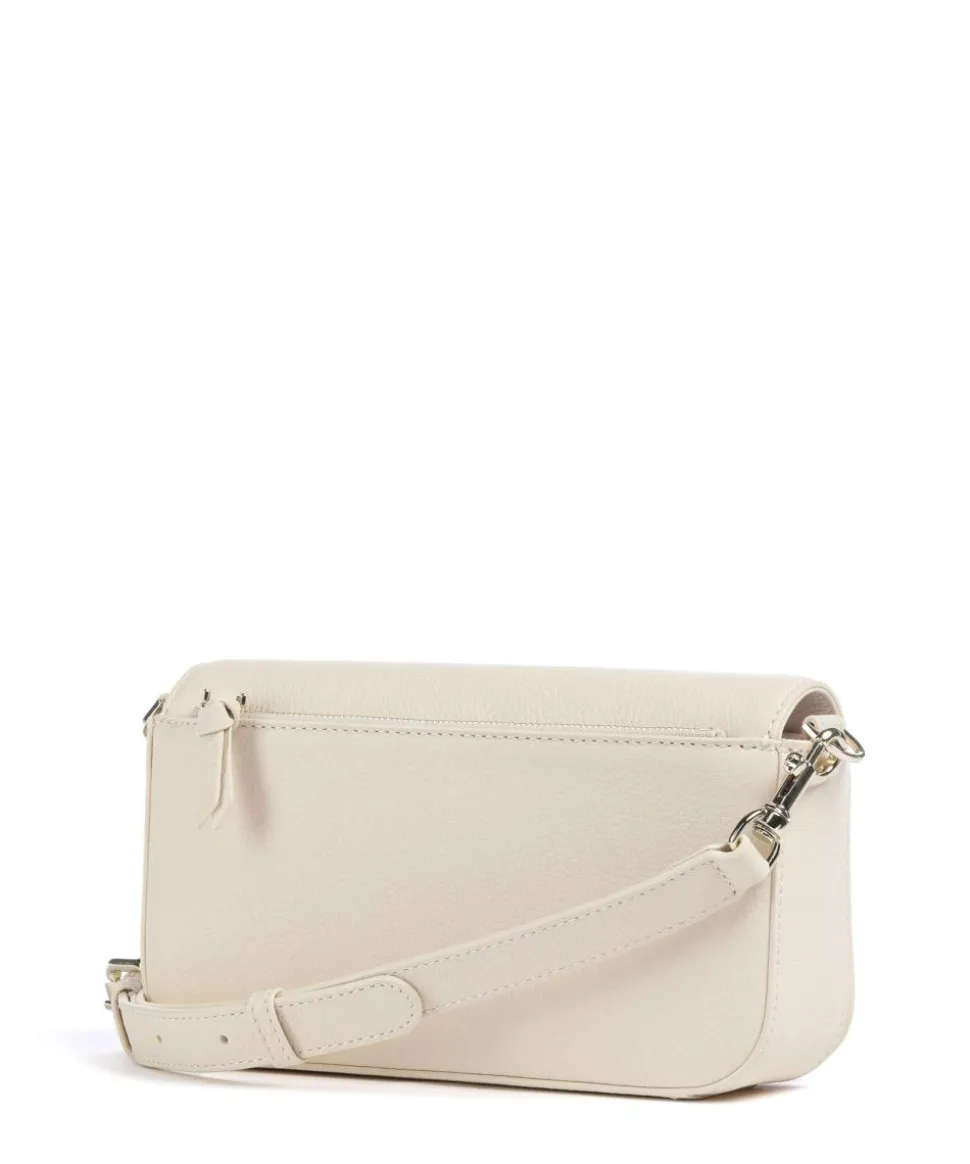 Zita S Umhängetasche genarbtes Rindsleder creme