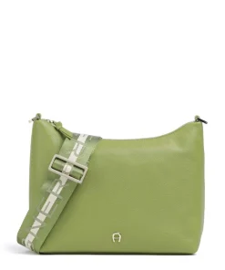 Zita S Umhängetasche genarbtes Rindsleder grün