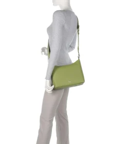 Zita S Umhängetasche genarbtes Rindsleder grün