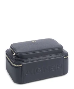 Zita S Umhängetasche genarbtes Rindsleder dunkelblau