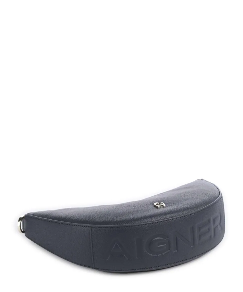 Zita S Umhängetasche genarbtes Rindsleder dunkelblau