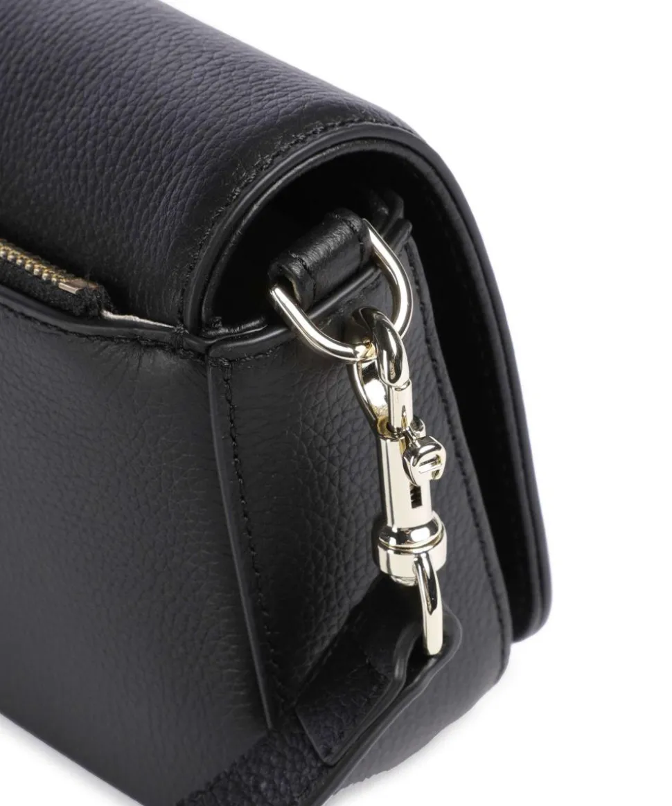 Zita S Umhängetasche genarbtes Rindsleder schwarz