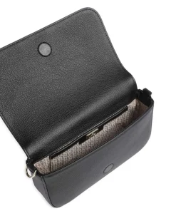 Zita S Umhängetasche genarbtes Rindsleder schwarz