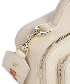 Zita S Umhängetasche genarbtes Rindsleder creme