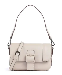 Zita Schultertasche Lederimitat sand