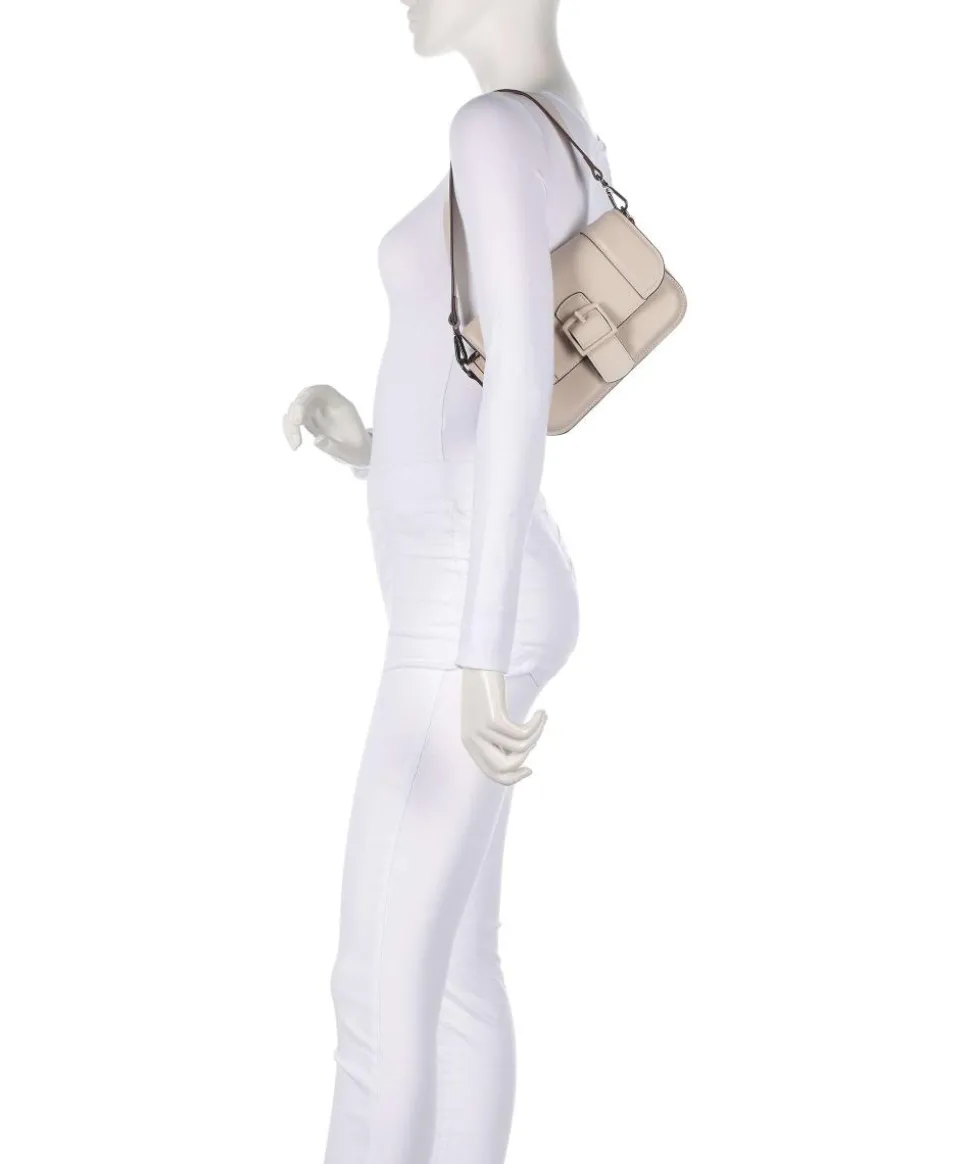 Zita Schultertasche Lederimitat sand