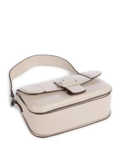 Zita Schultertasche Lederimitat sand