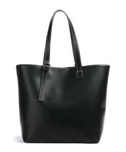 Zita Shopper Lederimitat schwarz