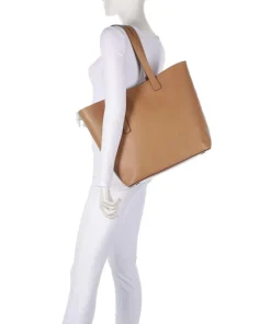 Zita Shopper Lederimitat hellbraun