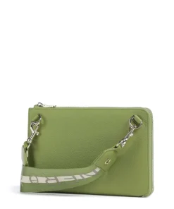 Zita Umhängetasche genarbtes Rindsleder grün