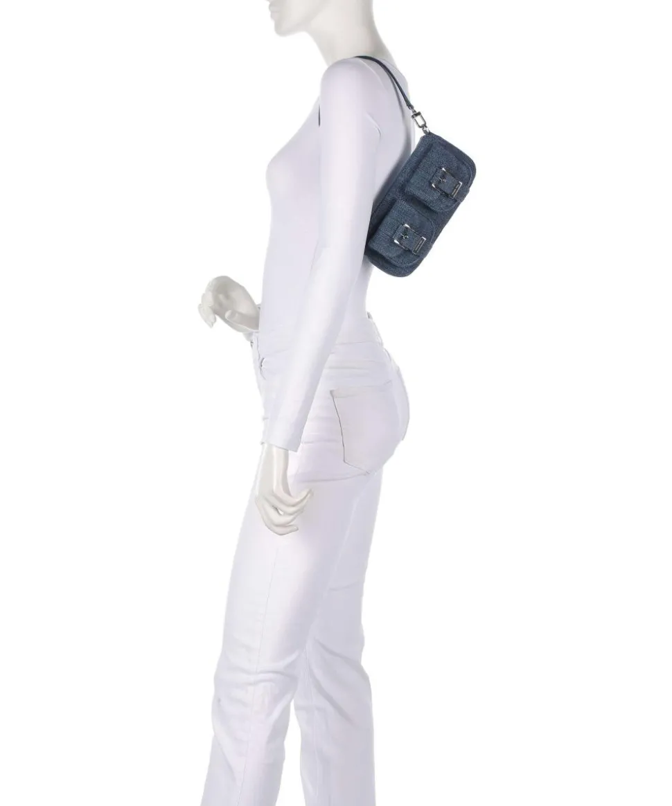 Zoe Schultertasche Baumwolle jeans