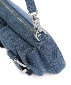 Zoe Schultertasche Baumwolle jeans