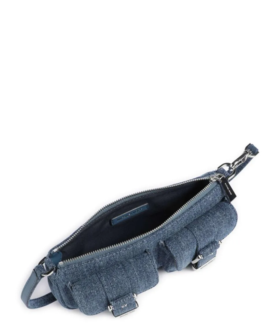 Zoe Schultertasche Baumwolle jeans