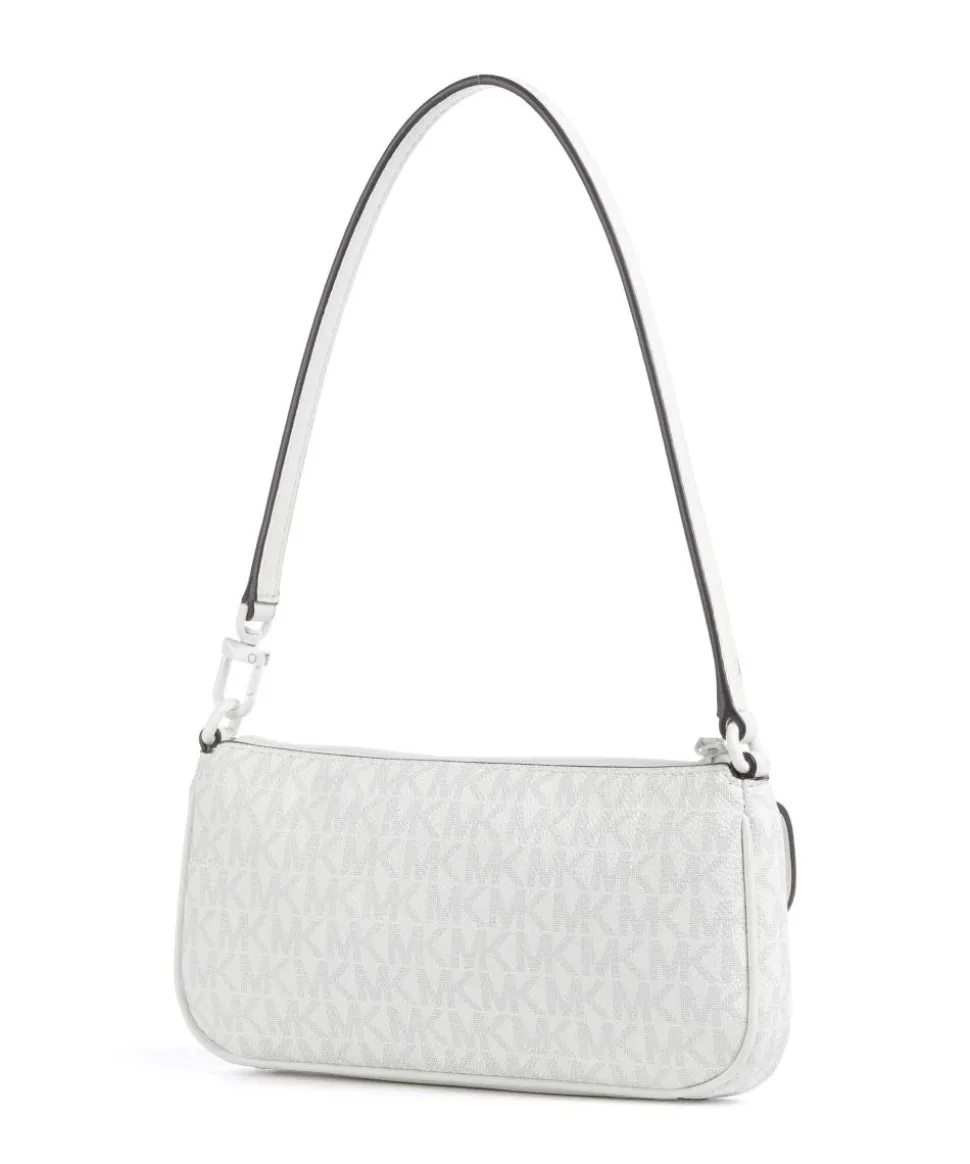 Zoe Small Schultertasche Lederimitat weiß