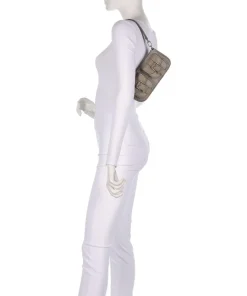 Zoe Small Schultertasche Lederimitat taupe