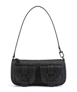 Zoe Small Schultertasche Lederimitat schwarz
